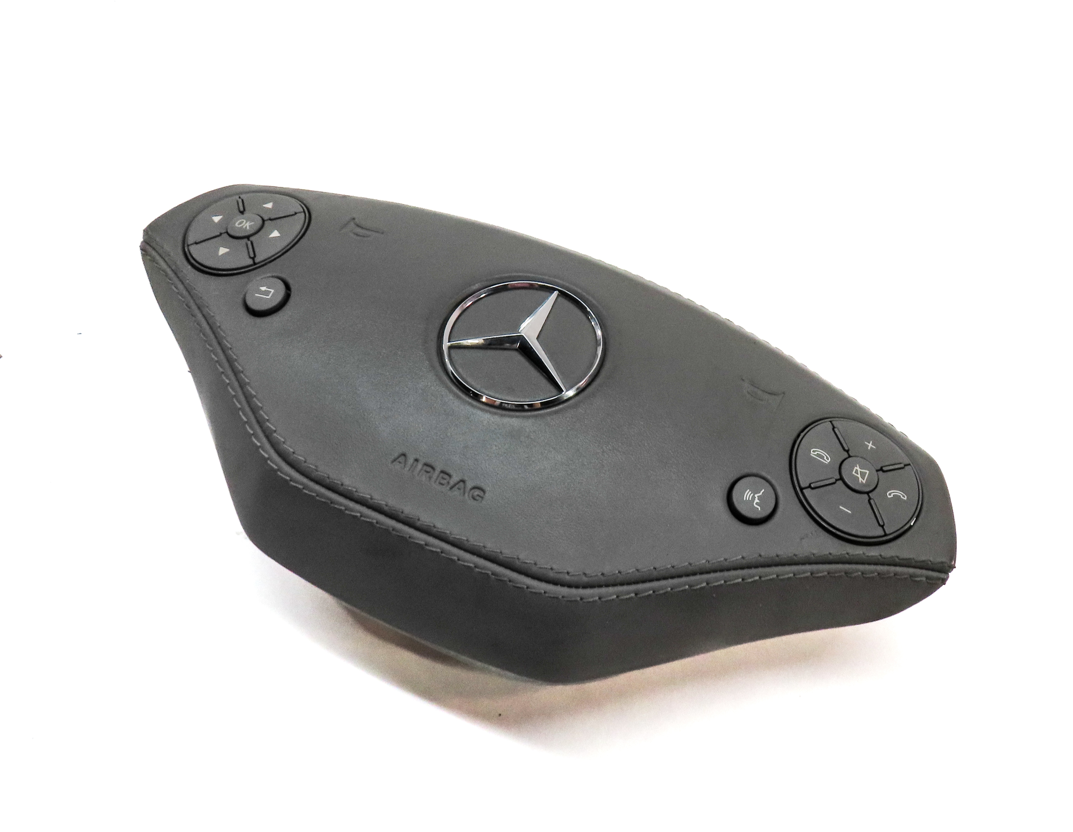 2010 MERCEDES BENZ S-CLASS (W221) STEERING WHEEL AIRBAG AIR BAG (Gray) — exact item pictured